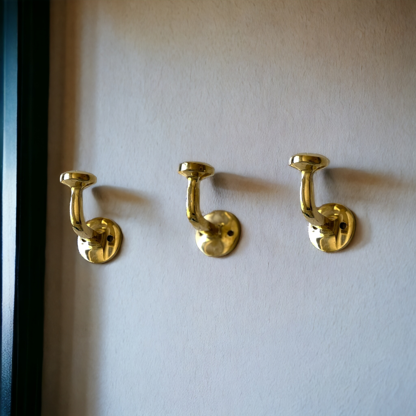 Set of Brass Hooks, Rustic Wall Decor, Bathroom Towel Hook, wall hook, Hanging Storage