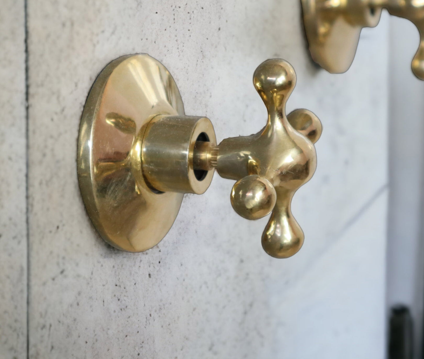 Brass Shower System - Timeless Brass Shower Set, Vintage Bathroom Shower System, Rustic Charm, Unlacquered Finition