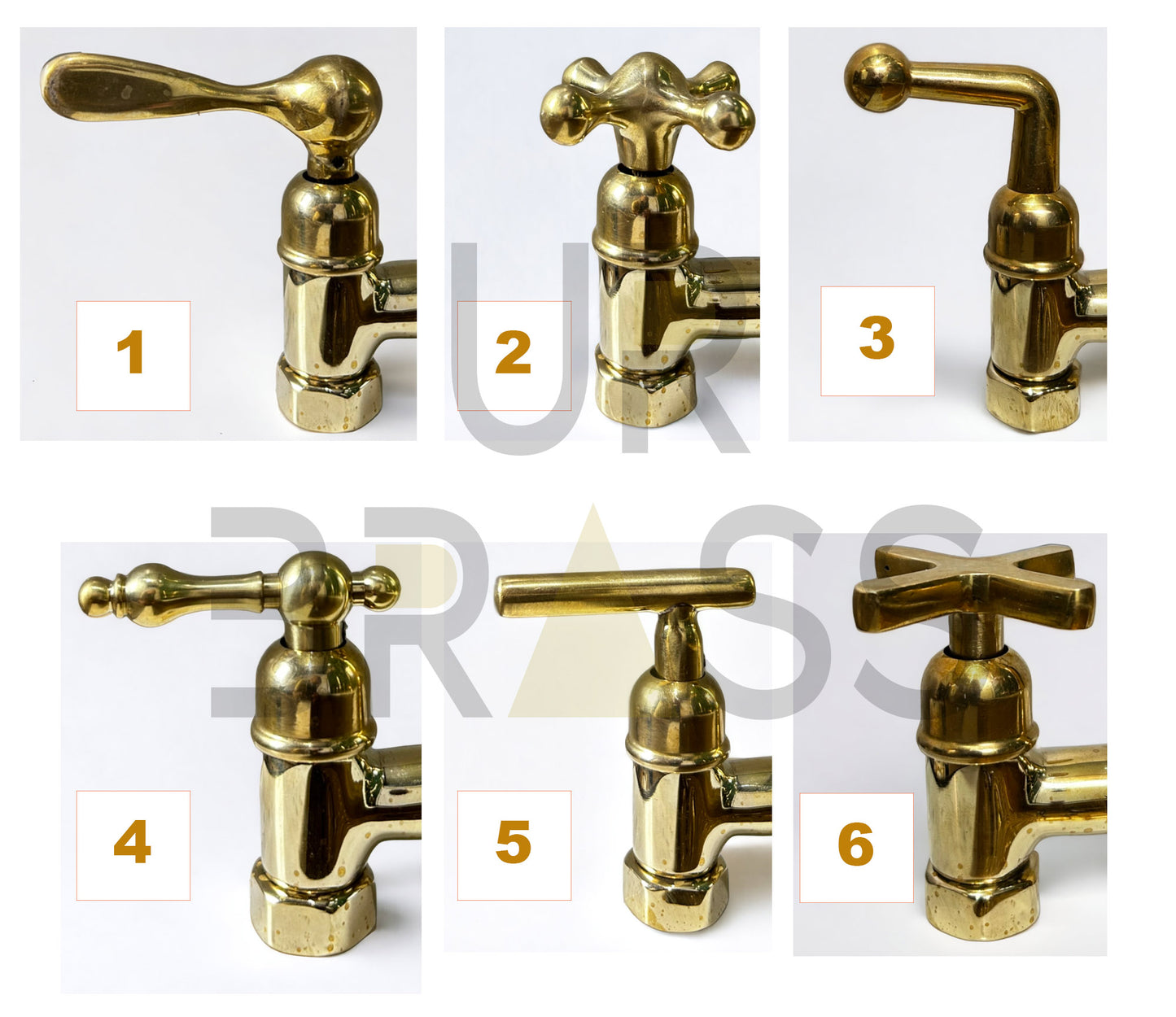 Antique Brass Kitchen Faucet - Wall Kitchen Faucet