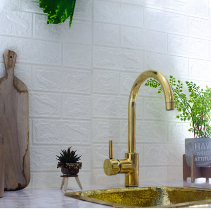 Brass Kitchen Faucet - Unlacquered Brass Kitchen Faucet