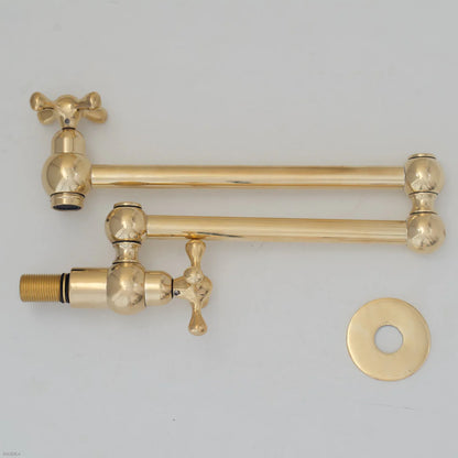 Unlacquered Brass Kitchen Pot Filler