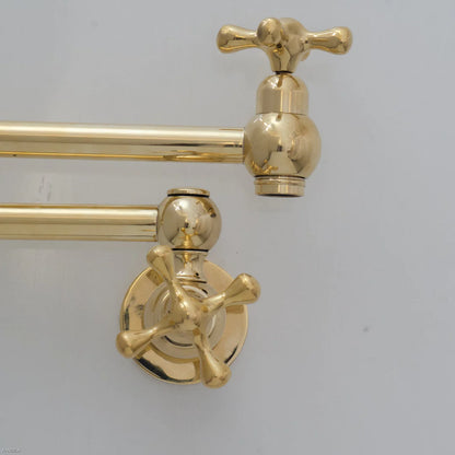 Unlacquered Brass Kitchen Pot Filler